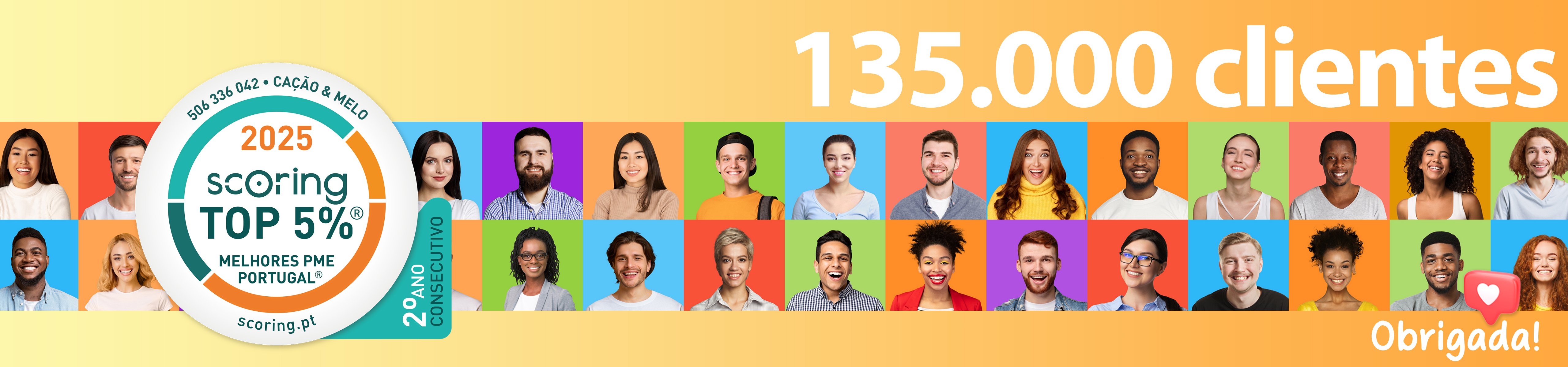 135 mil clientes